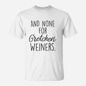 Gretchen Weiners Pink Graphic T-Shirt | Crazezy UK