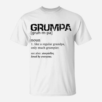 Grumpa Like A Regular Grandpa Only Grumpier Sweatshirt T-Shirt | Crazezy
