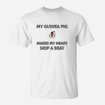 Guinea Pig Heartbea Cute Guinea Pig T-Shirt - Thegiftio UK