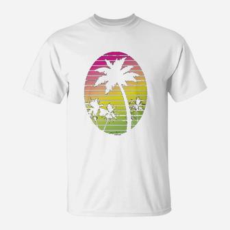 Haase Unlimited Palm Tree Scene T-Shirt - Thegiftio