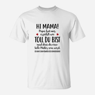 Hallo Mama Papa Hut Mir T-Shirt - Seseable