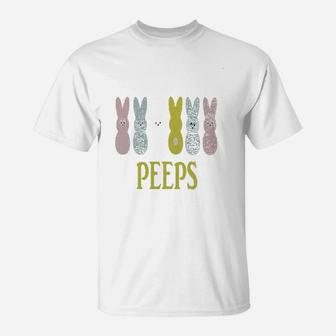 Hanging With My Peeps Bunny Easter T-Shirt | Crazezy UK