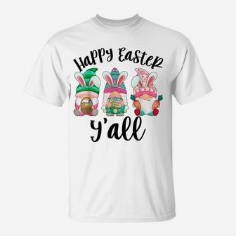 Happy Easter Y'all Cute Easter Day Gift Gnome Eggs For Kids T-Shirt | Crazezy DE