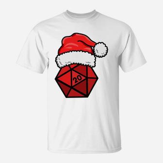 Have Yourself A Merry Little Crit Mas, Nerdy D20 Rpg Gamer T-Shirt | Crazezy