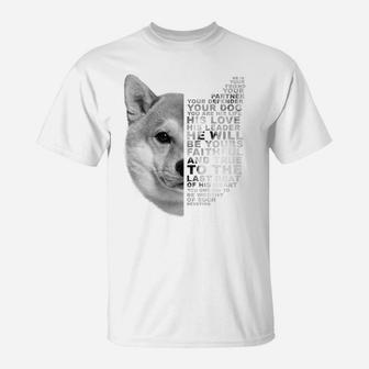He Is Your Friend Your Partner Your Dog Shiba Inu Fox Dogs T-Shirt | Crazezy