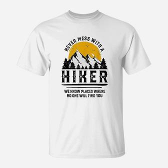 Hiker Hiking Lover Outdoor T-Shirt | Crazezy