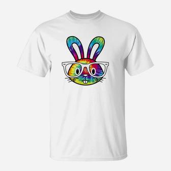 Hippie Easter Bunny Sixties Hipster Rabbit T-Shirt - Thegiftio UK