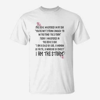 I Am The Storm T-Shirt | Crazezy