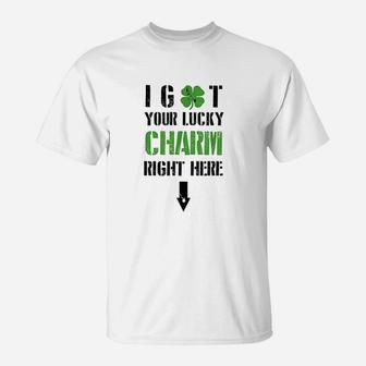 I Got Your Lucky Charm Right Here St Pattys Day T-Shirt - Thegiftio UK