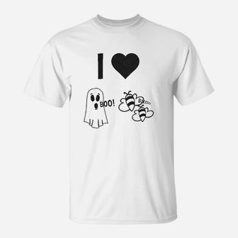 I Heart Boo Bees T-Shirt | Crazezy AU