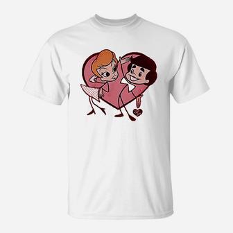I Love Lucy Cartoon Love T-Shirt | Crazezy