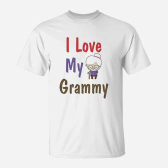 I Love My Grammy Grandmother T-Shirt | Crazezy AU