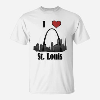 I Love St Louis Souvenir T-Shirt - Thegiftio UK