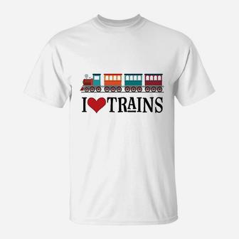 I Love Trains T-Shirt | Crazezy UK