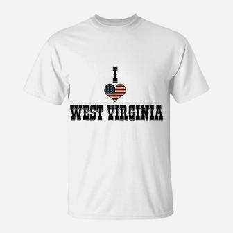 I Love West Virginia T-Shirt | Crazezy AU