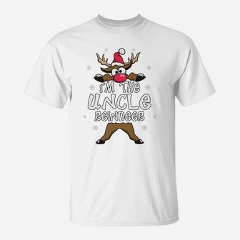 Im The Uncle Reindeer Cute Matching Family Christmas Pj T-Shirt | Crazezy