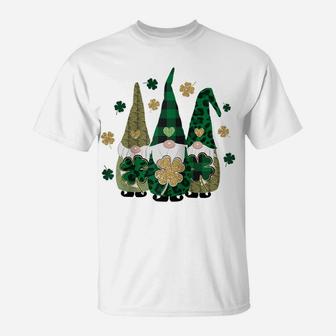 Irish Gnome St Patricks Day Shamrock Shirt Lucky Leprechauns Raglan Baseball Tee T-Shirt | Crazezy AU