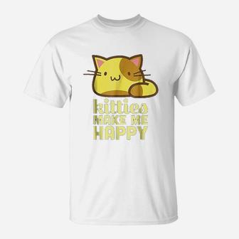 Japanese Kawaii Kitten T-Shirt | Crazezy