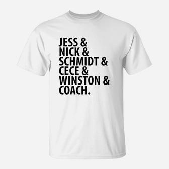 Jessica Day And Gang T-Shirt | Crazezy