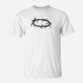 Jesus Christ Crown Of Thorn Good Friday Easter T-Shirt - Thegiftio UK