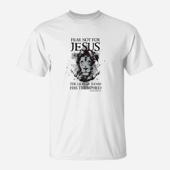 Jesus The Lion Of Judah Has Triumphed Christian T-Shirt - Thegiftio UK