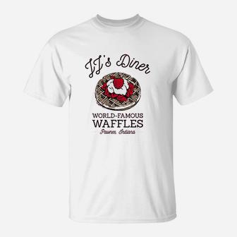 Jjs Diner Leslie Worlds Best Waffles T-Shirt - Thegiftio UK