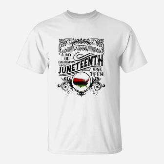 Juneteenth Celebrate Freedom T-Shirt | Crazezy UK