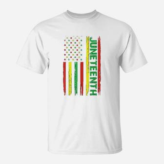 Juneteenth In A Flag T-Shirt | Crazezy AU