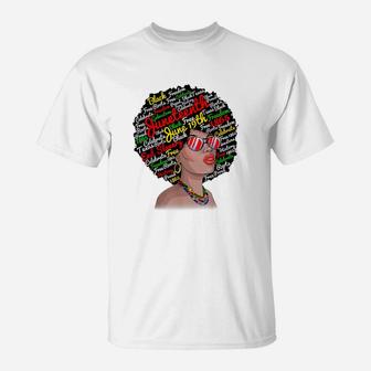 Juneteenth Queen Melanin African American Shirt T-Shirt - Thegiftio UK