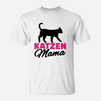 Katzen Mama T-Shirt, Ideal für Katzenbesitzerinnen - Seseable