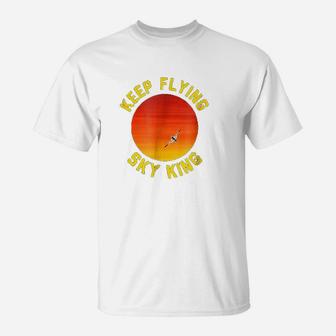 Keep Flying Sky King T-Shirt | Crazezy