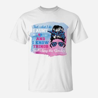Keeper Of The Gender Auntie Keeper Of Gender Aunt Women T-Shirt | Crazezy UK