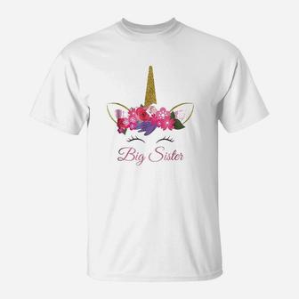 Kids Unicorn Big Sister T-Shirt | Crazezy UK