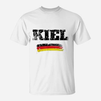 Kiel Germany German Flag T-Shirt | Crazezy