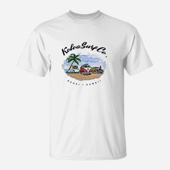 Koloa Surf Beach Cars T-Shirt | Crazezy
