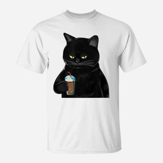 Let Me Pour You A Tall Glass Of Get Over It Cat Christmas T-Shirt | Crazezy