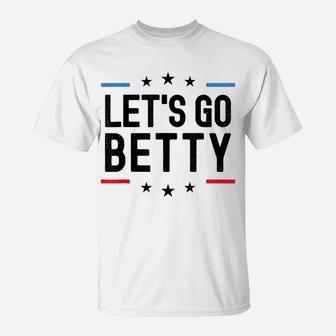 Lets Go Betty Name Personalized Men Boys Birthday Custom T-Shirt | Crazezy