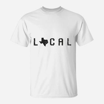 Local Texas State Modern Fit T-Shirt | Crazezy CA