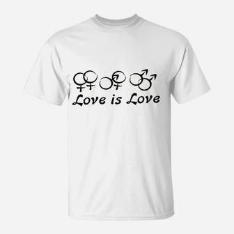 Love Is Love Equal Rights T-Shirt | Crazezy