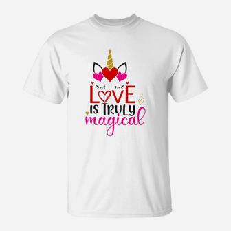Love Is Truly Valentine Day Valentine Day Gift Happy Valentines Day T-Shirt - Seseable