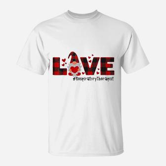 Love Respiratory Therapist Gnome T-Shirt | Crazezy AU