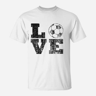 Love Soccer T-Shirt | Crazezy AU