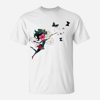 Lover Archery Butterfly Beautiful Girl Gift T-Shirt - Thegiftio UK