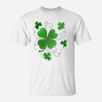 Lucky Shamrocks Just In Time For St Patrick's Day T-Shirt - Thegiftio UK