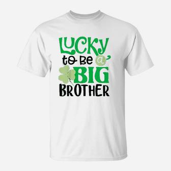 Lucky To Be A Brother St Patrick's Day T-Shirt - Thegiftio UK