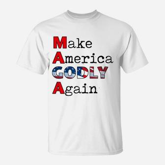 Make America Godly Again Trendy T-Shirt - Thegiftio UK