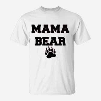 Mama Bear Cute T-Shirt | Crazezy