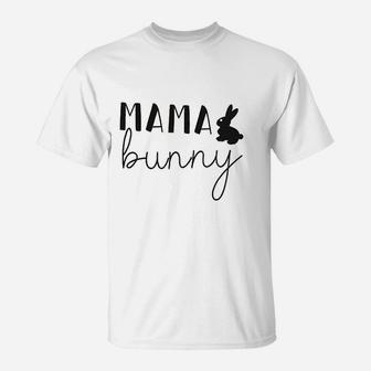 Mama Bunny Funny Cute Easter T-Shirt | Crazezy