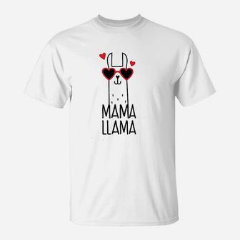 Mama Llama Funny Gift Set For Mothers Day T-Shirt | Crazezy CA