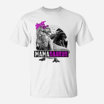 Mamasaurus Shirt Funny T-Rex Mom Gift Dinosaur T-Shirt | Crazezy CA